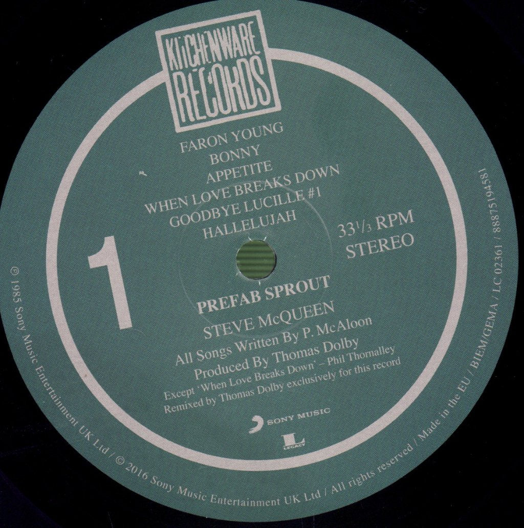 Prefab Sprout - Steve Mcqueen - Lp