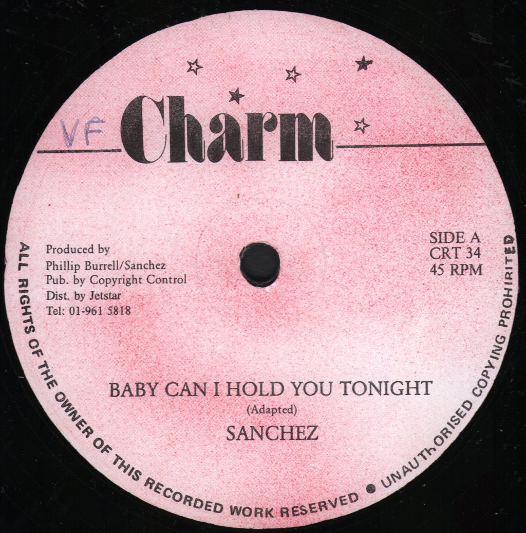 Sanchez - Baby Can I Hold You Tonight - 12 Inch