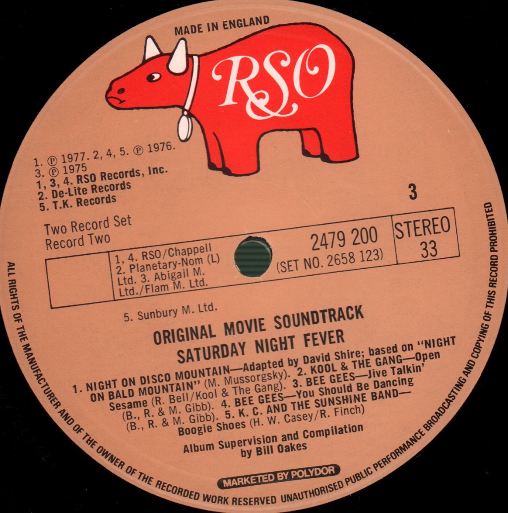 Saturday Night Fever - Original Movie Soundtrack - Double Lp