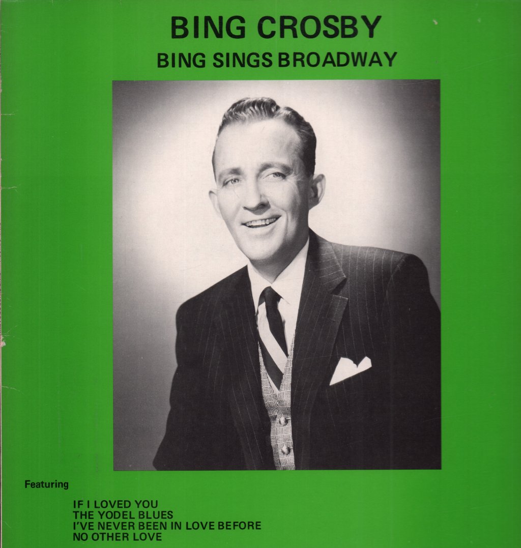 Bing Crosby - Bing Sings Broadway - Lp