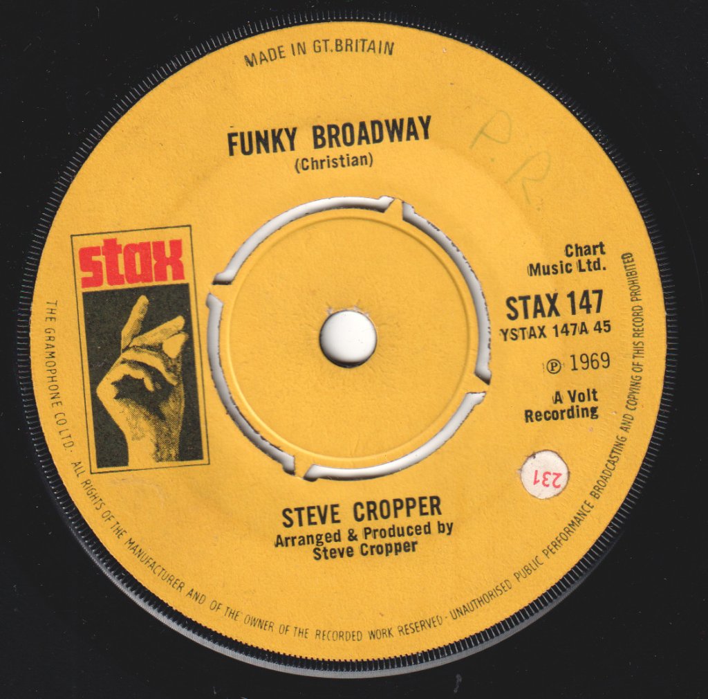 Steve Cropper - Funky Broadway - 7 Inch