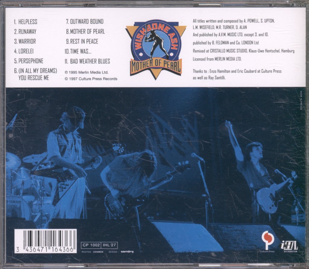 Wishbone Ash - Mother Of Pearl Live - Cd