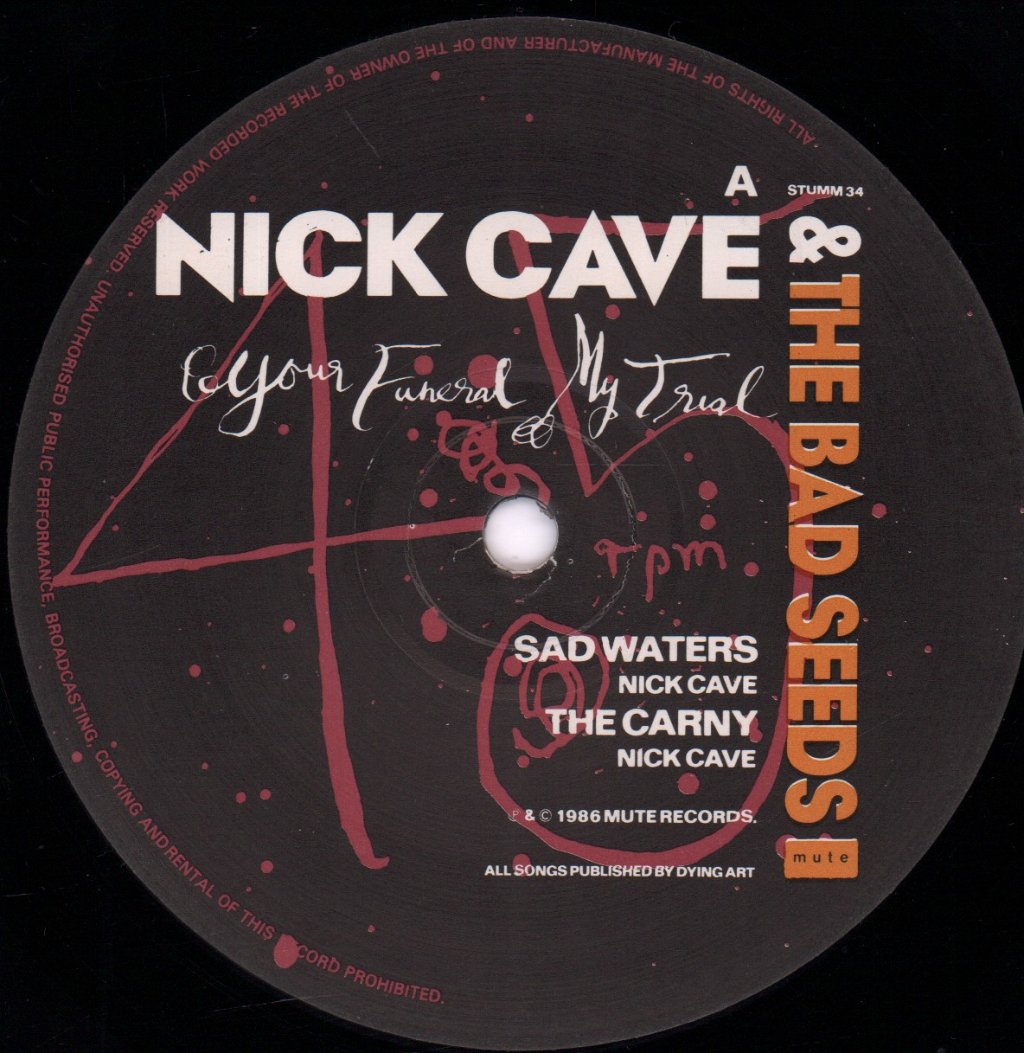 Nick Cave And The Bad Seeds - Your Funeral My Trial - Double Lp