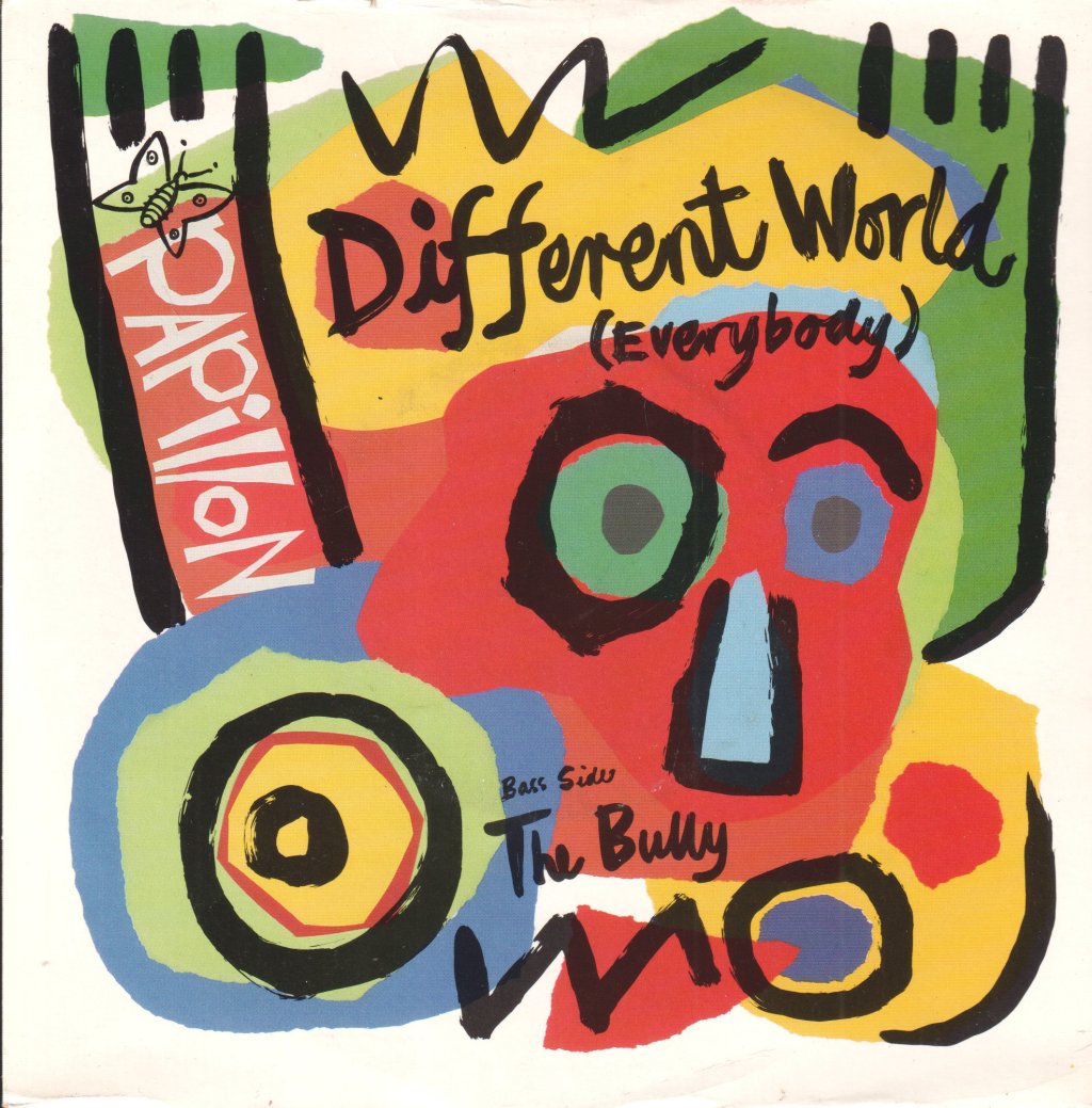 Papillon Featuring Misty - Different World - 7 Inch