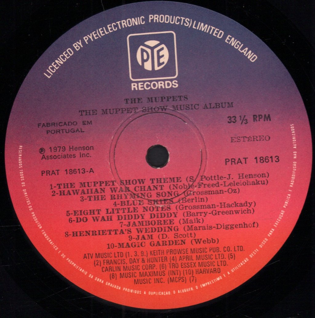 Muppets - Jim Henson's Muppet Show Music Album - Lp