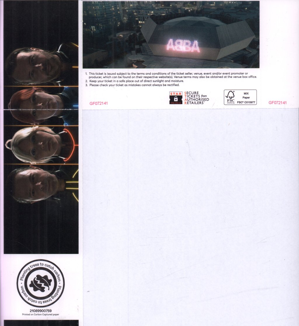 ABBA - voyage - Tour Programme