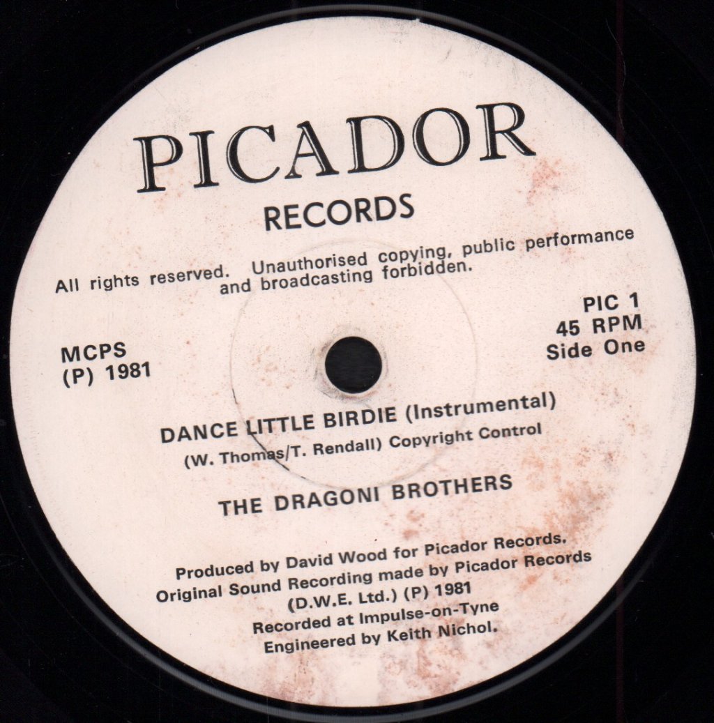 Dragoni Brothers - dance little birdie - 7 Inch