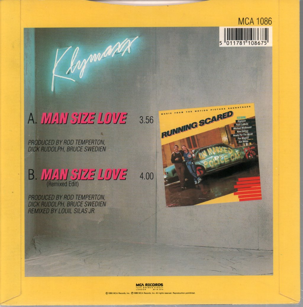 Klymaxx - Man Size Love - 7 Inch