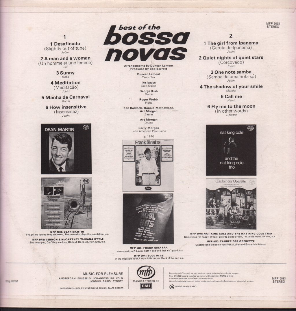 Duncan Lamont - Best Of The Bossa Novas - Lp