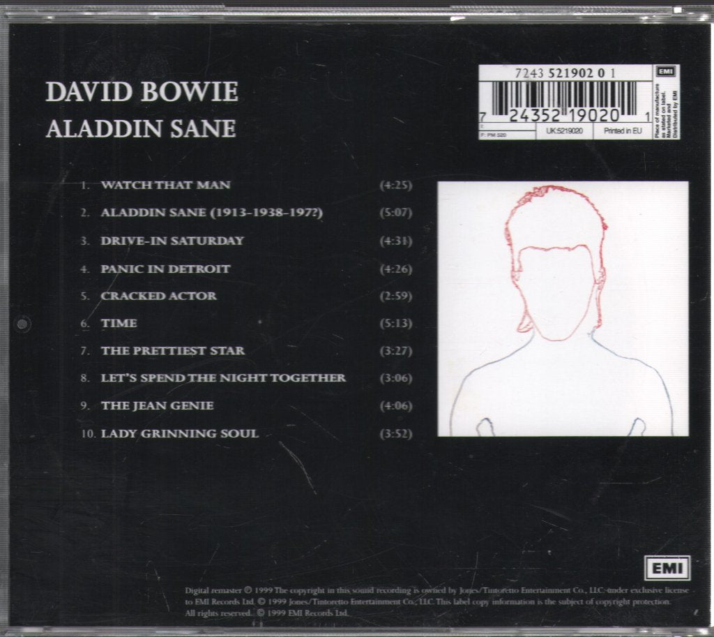 David Bowie - Aladdin Sane - Cd