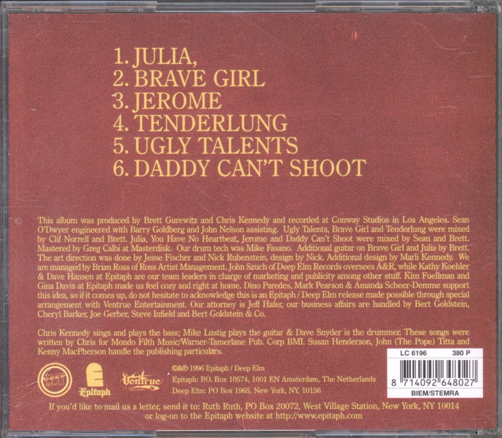 Ruth Ruth - Little Death - Cd