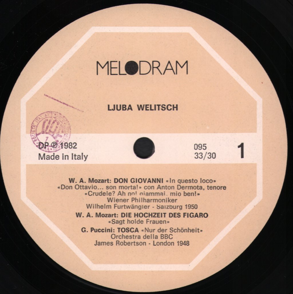 Ljuba Welitsch - Live - Volume I - Double Lp
