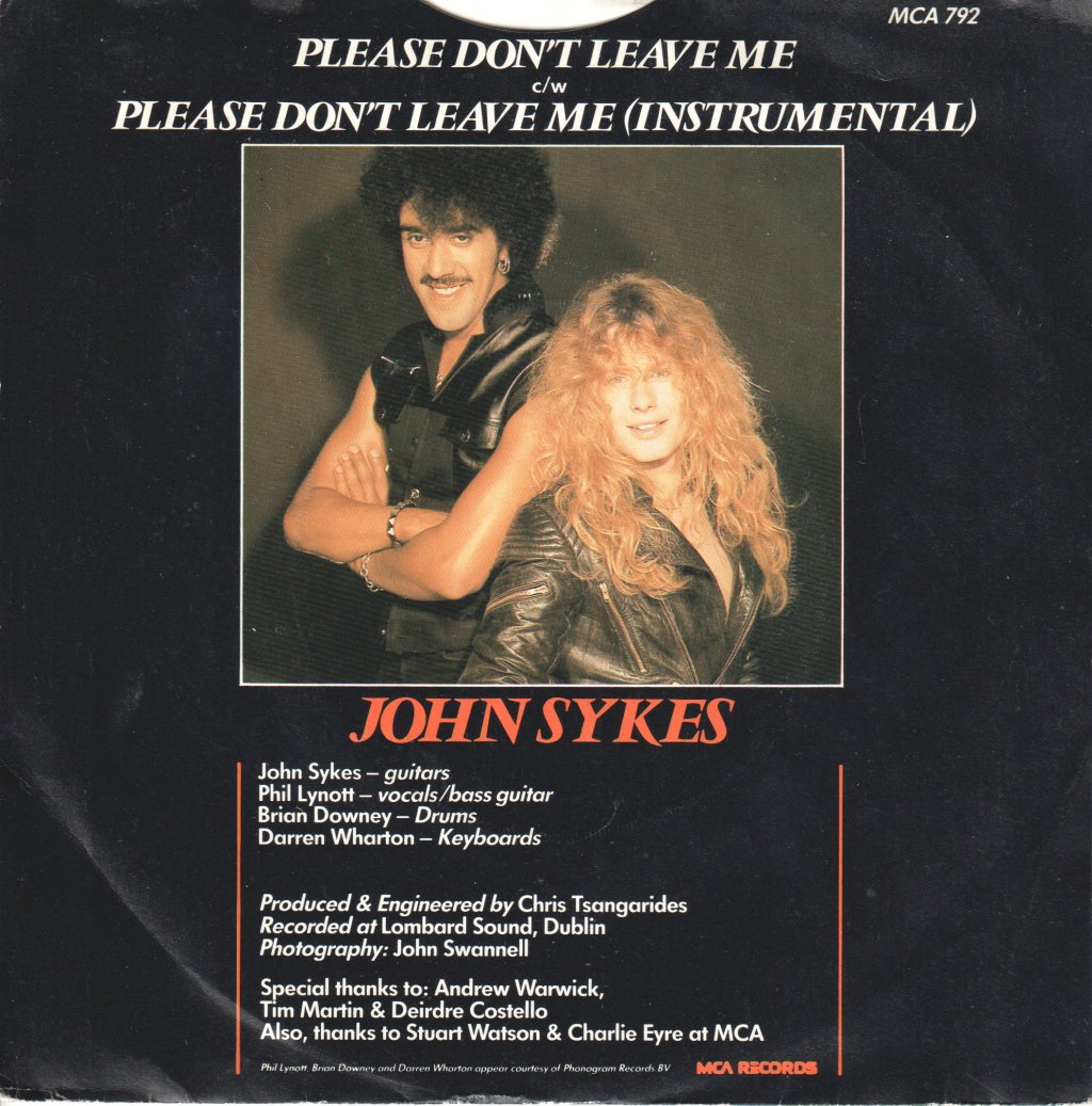 John Sykes - Please Don't Leave Me - 7 Inch