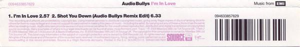 Audio Bullys - I'm In Love - Cd