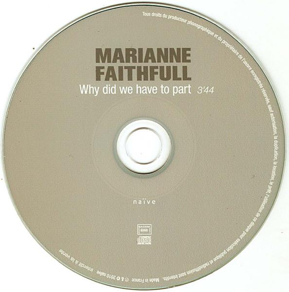Marianne Faithfull - Why Did We Have To Part - Cdr