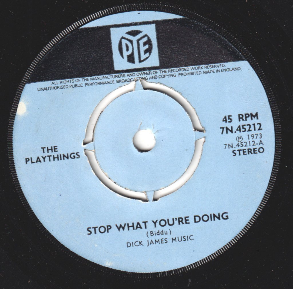 Playthings (70'S Group) - Stop What You're Doing - 7 Inch