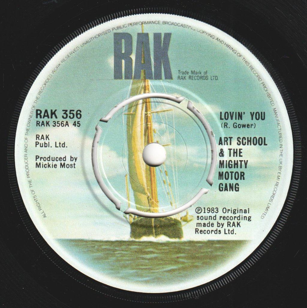 Art School And The Mighty Motor Gang - Lovin' You - 7 Inch