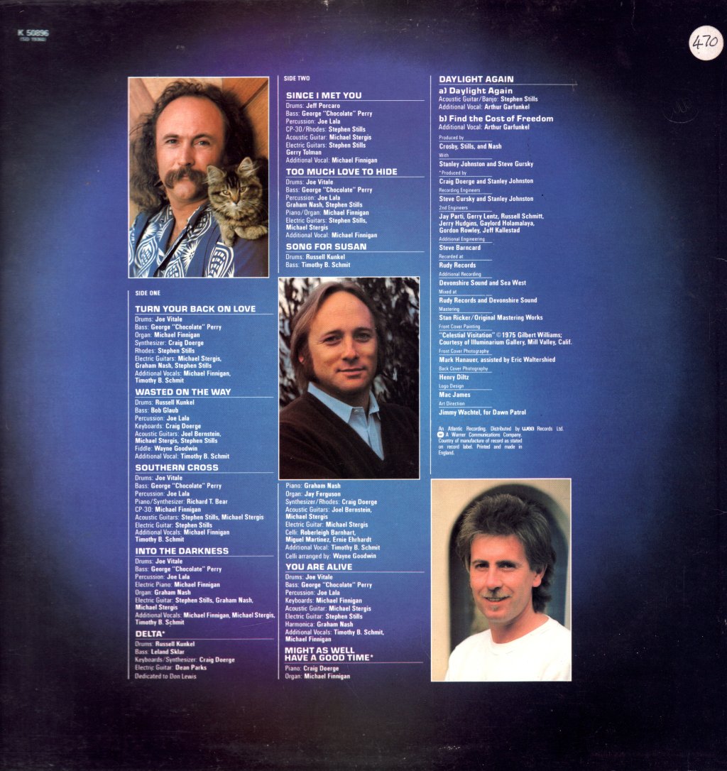 Crosby Stills And Nash - Daylight Again - Lp