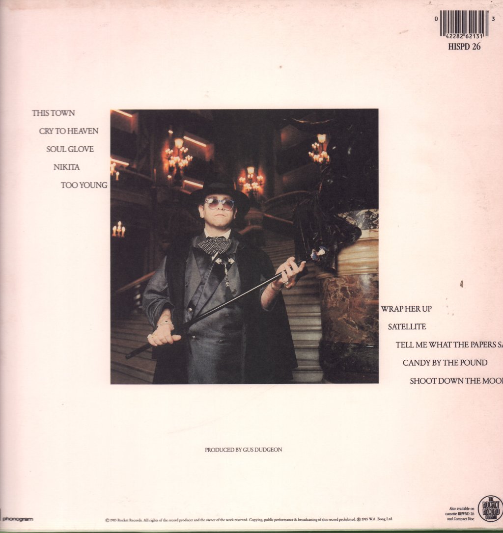 Elton John - Ice On Fire - Lp