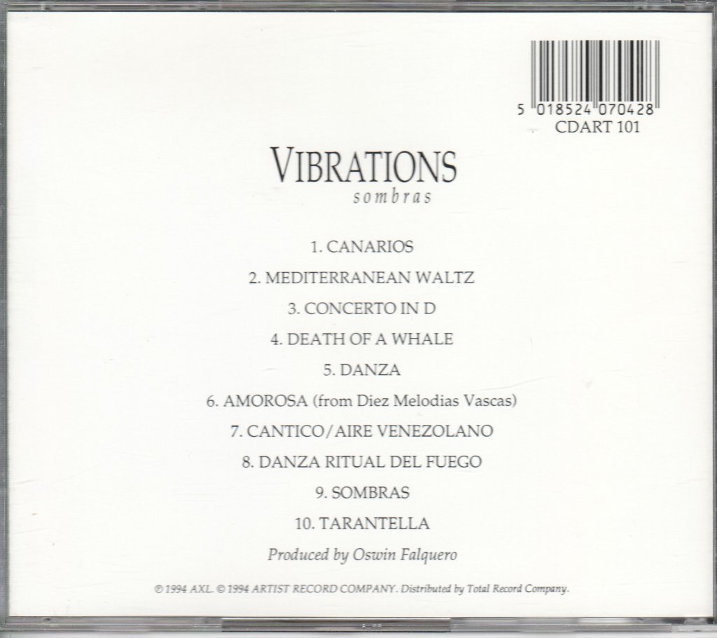 Vibrations - Sombras - Cd