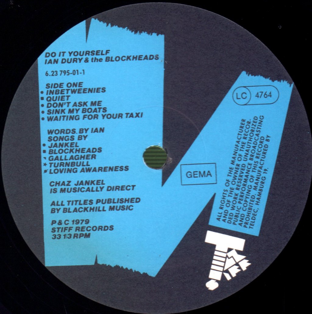Ian Dury And The Blockheads - Do It Yourself - Lp