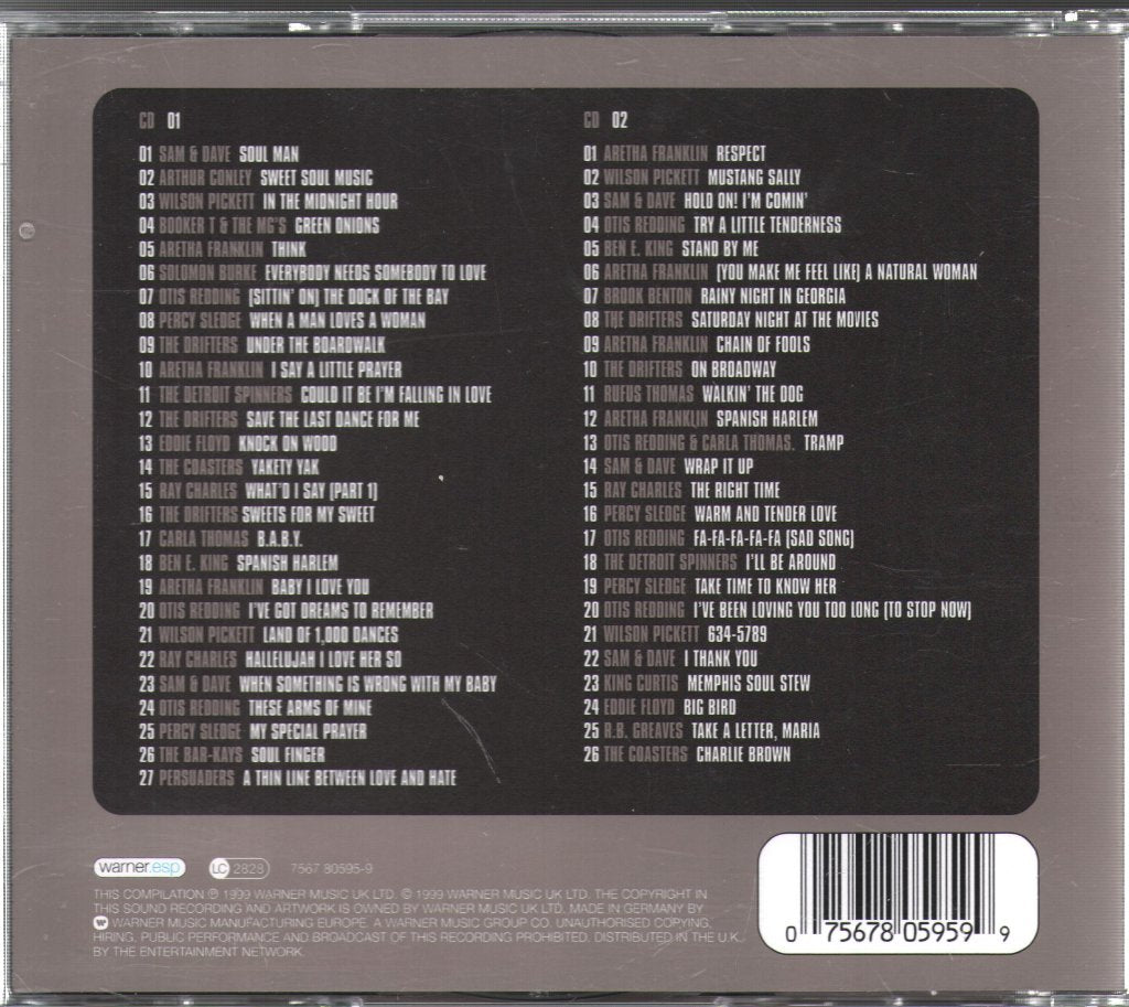 Various Artists - Definitive Sound Of Atlantic Soul - Double Cd
