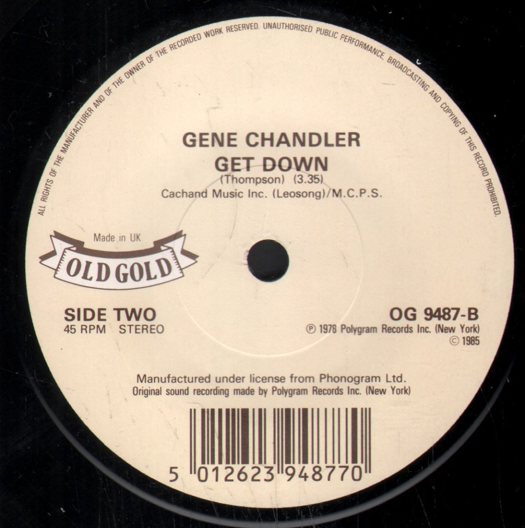 Edwin Starr/Gene Chandler - Contact / Get Down - 7 Inch