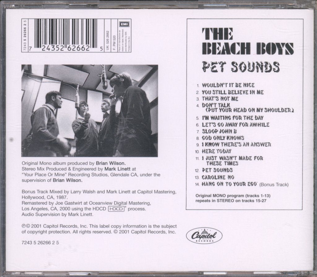 Beach Boys - Pet Sounds - Cd