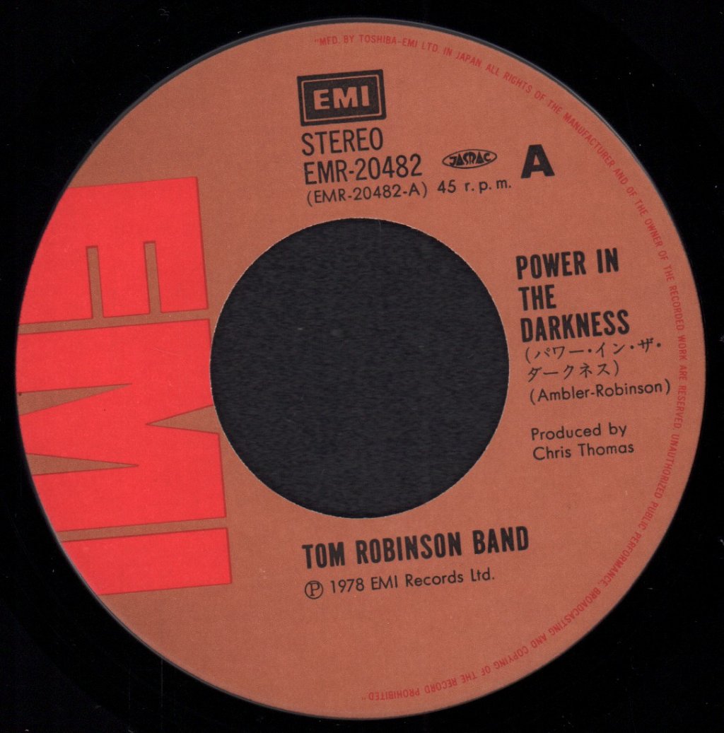 Tom Robinson Band - Power In The Darkness - 7 Inch