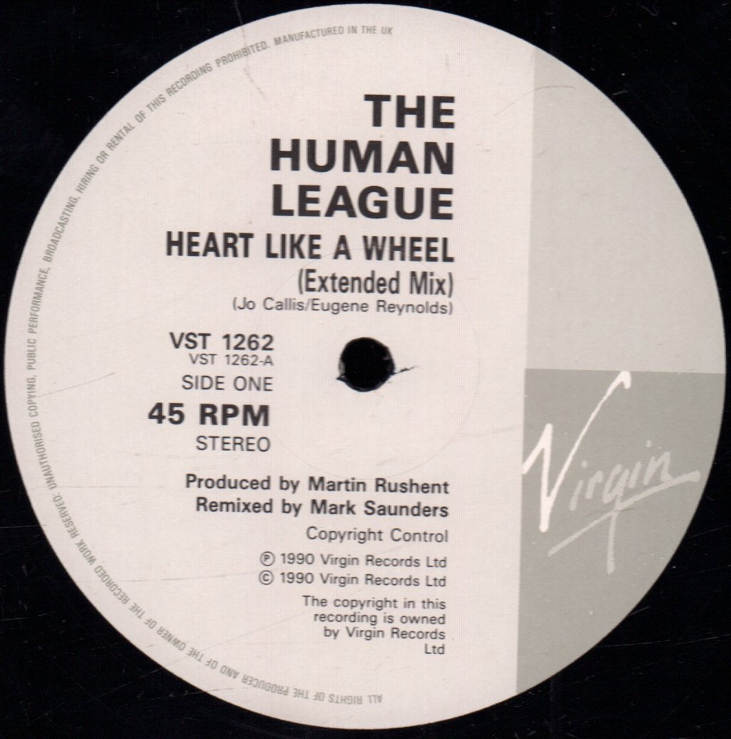 Human League - Heart Like A Wheel - 12 Inch