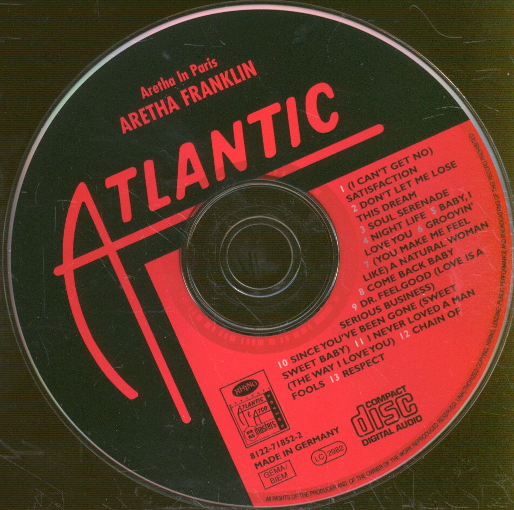 Aretha Franklin - Aretha In Paris - Cd