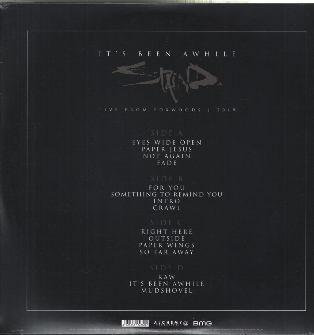 Staind - It's Been Awhile - Live From Foxwoods 2019 - Double Lp