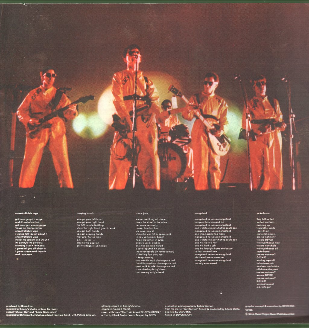 Devo - Q: Are We Not Men? A: We Are Devo! - Lp