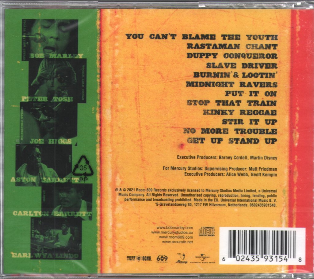 Bob Marley & The Wailers - Capitol Session '73 - Cd