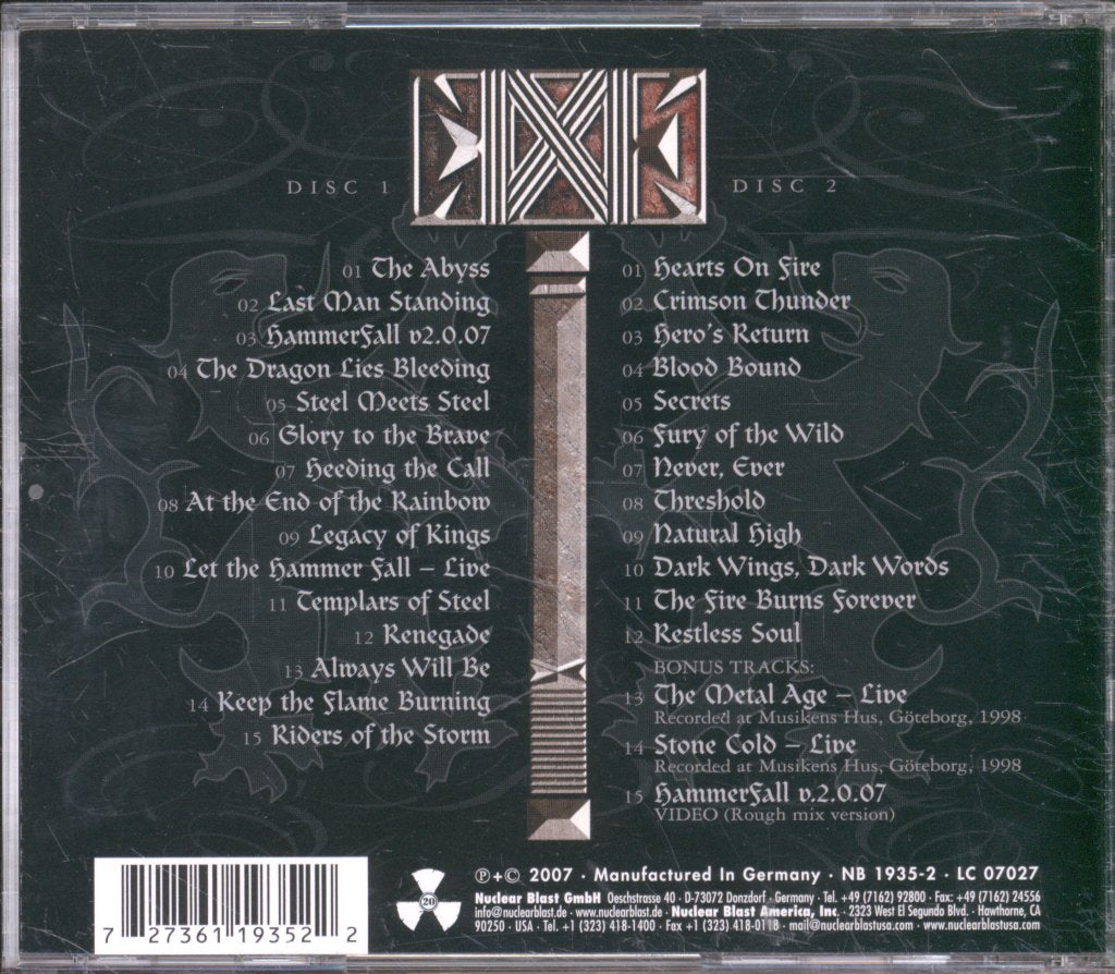 Hammerfall - Steel Meets Steel - Ten Years Of Glory - Cd