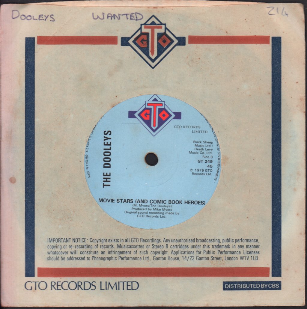 Dooleys - Wanted - 7 Inch