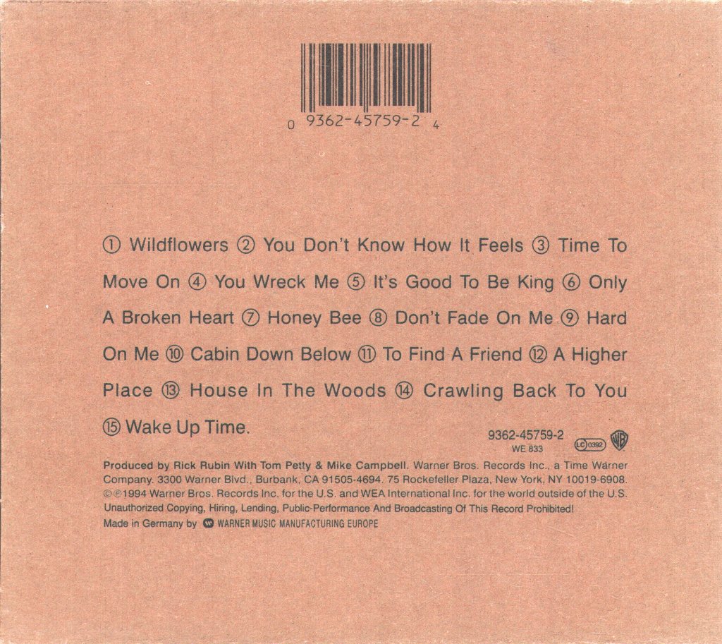 Tom Petty - Wildflowers - Cd