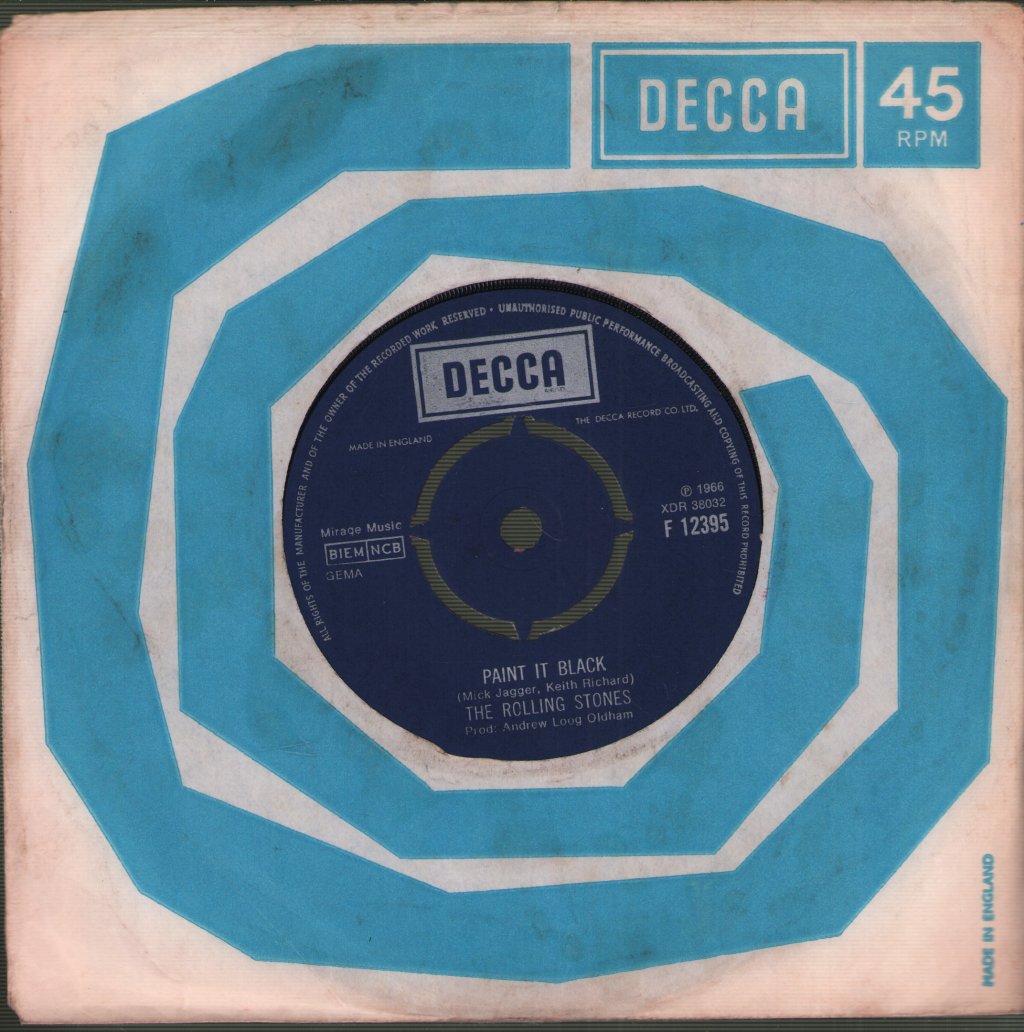 Rolling Stones - Paint It Black - 7 Inch