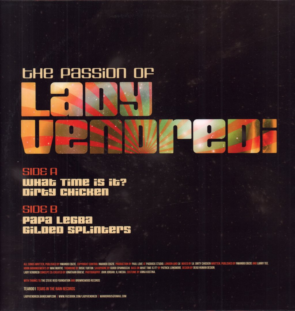 Lady Vendredi - Passion Of Lady Vendredi - 12 Inch