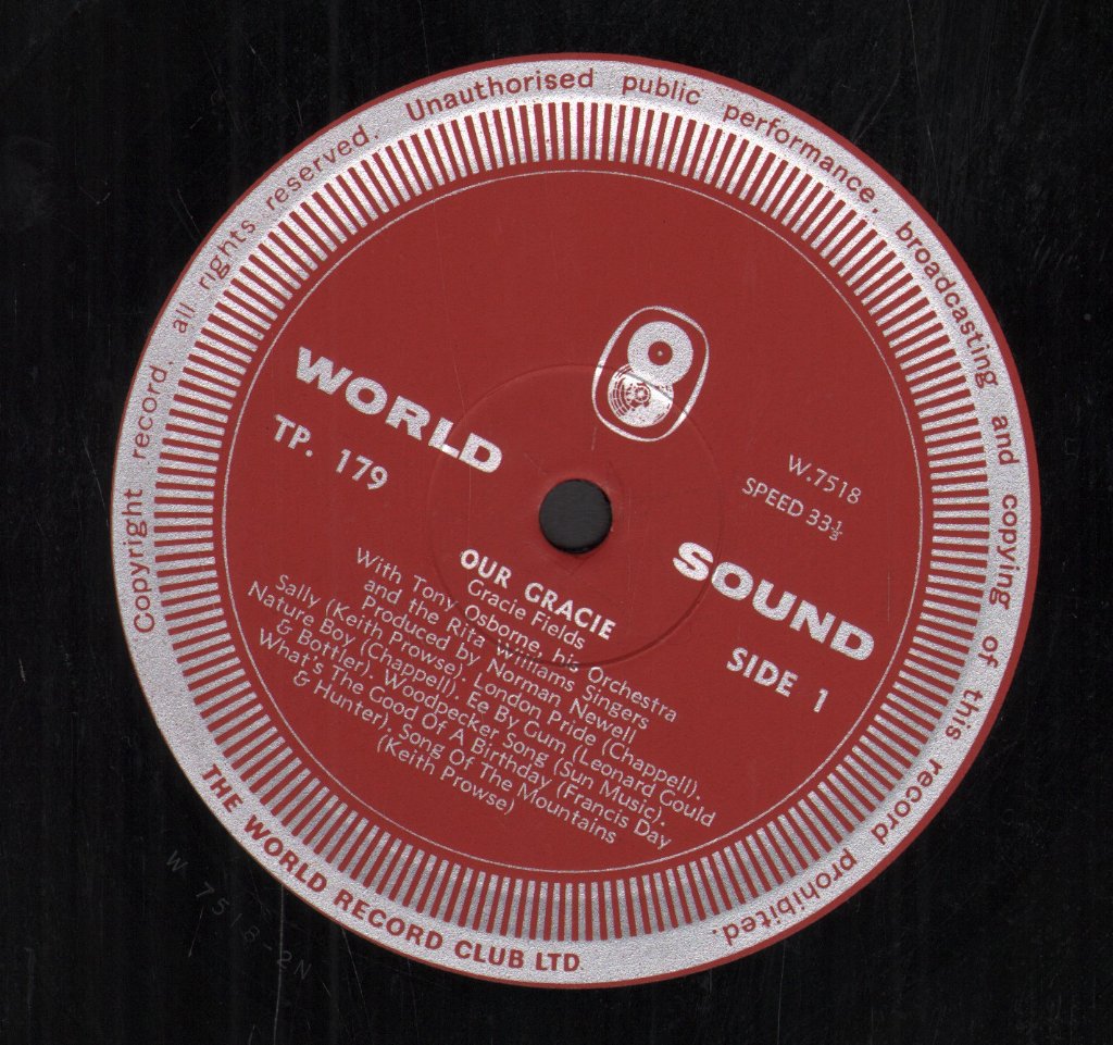 Gracie Fields - Our Grace - Lp