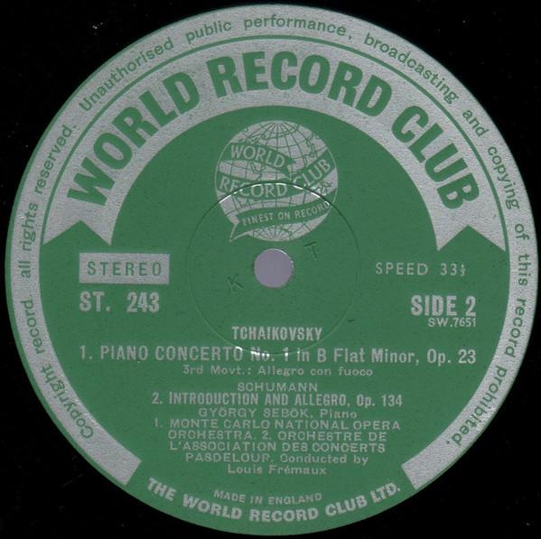 monte carlo national opera - tchaikovsky Piano Concerto No 1 - Lp
