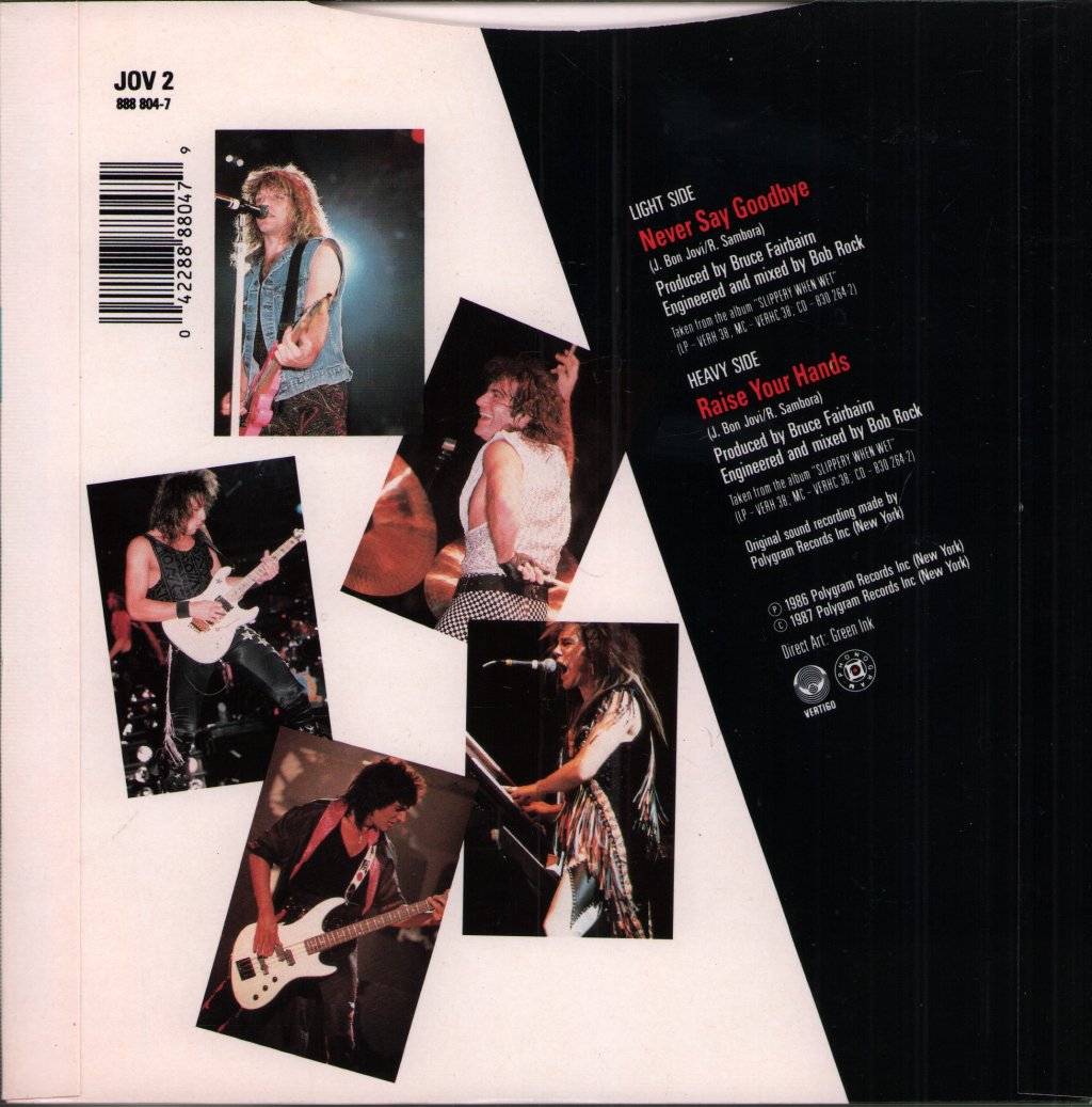 Bon Jovi - Never Say Goodbye - 7 Inch