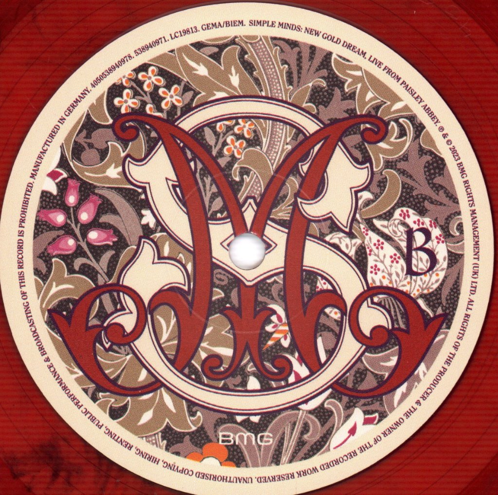 Simple Minds - New Gold Dream Live From Paisley Abbey - Lp