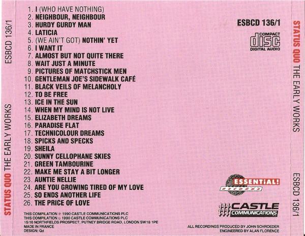 Status Quo - Early Works - Cd Set