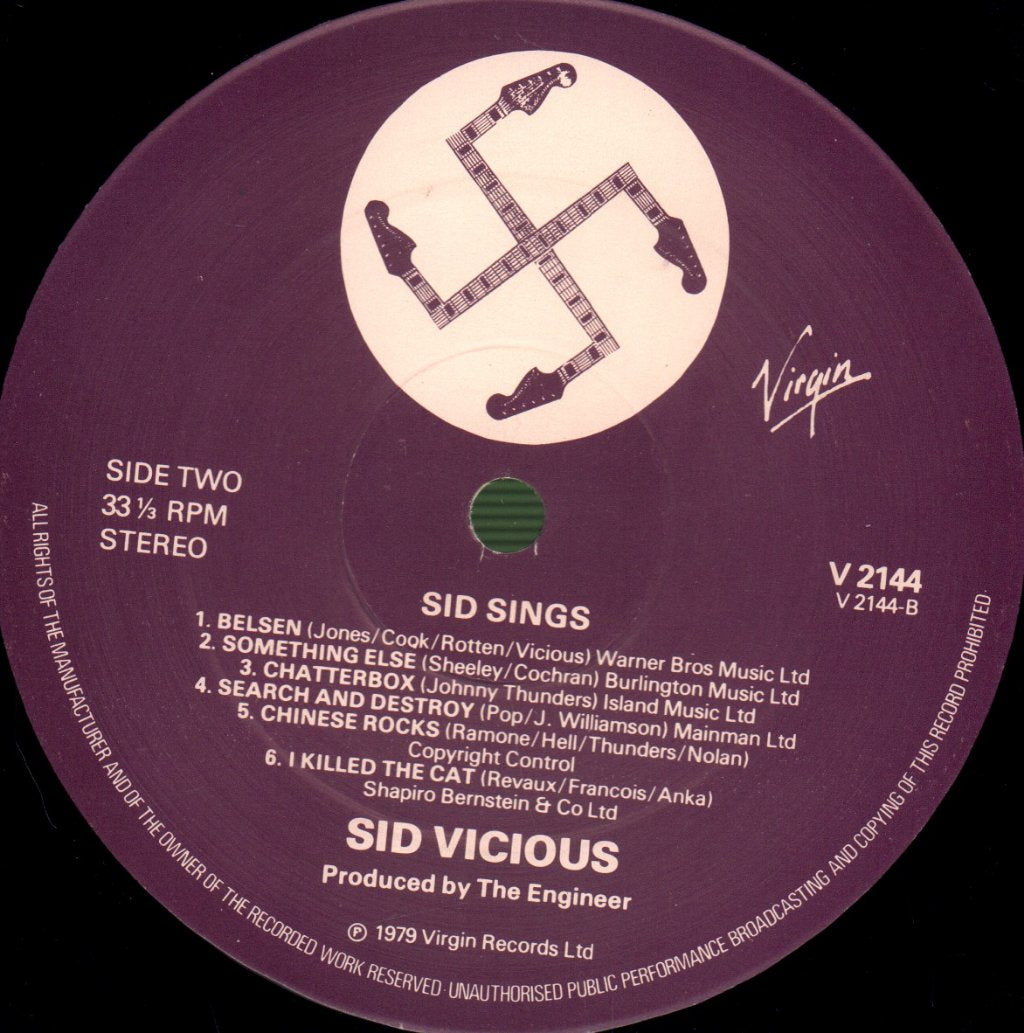 Sid Vicious - Sid Sings - Lp