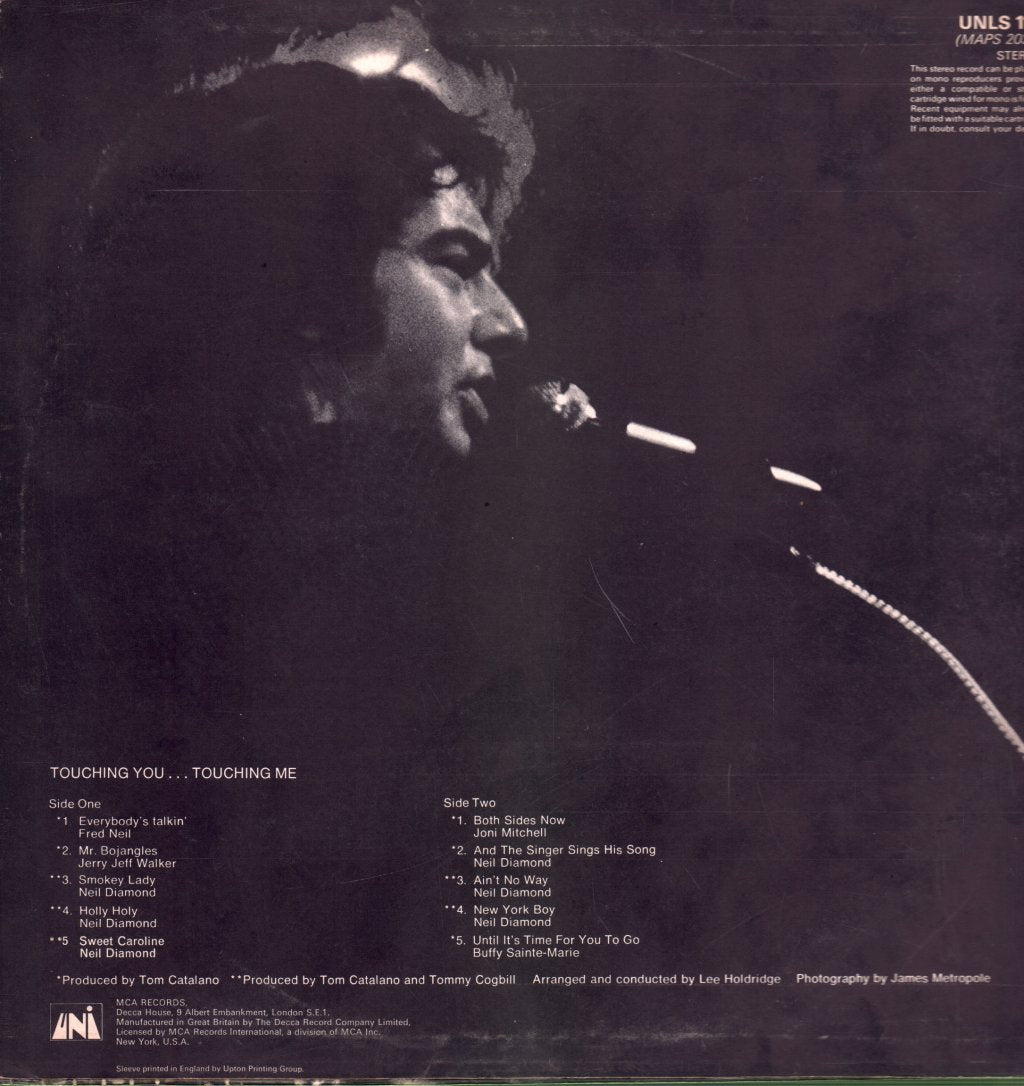 Neil Diamond - Touching You Touching Me - Lp