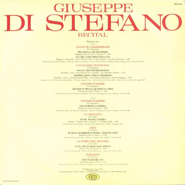 Giuseppe Di Stefano - Recital - Lp