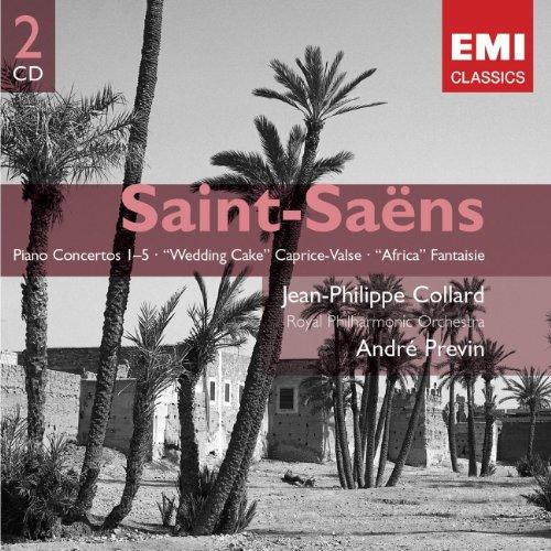 Jean-Phillipe Collard - Saint-Saens: Piano Concertos 1-5 Etc. - Double Cd