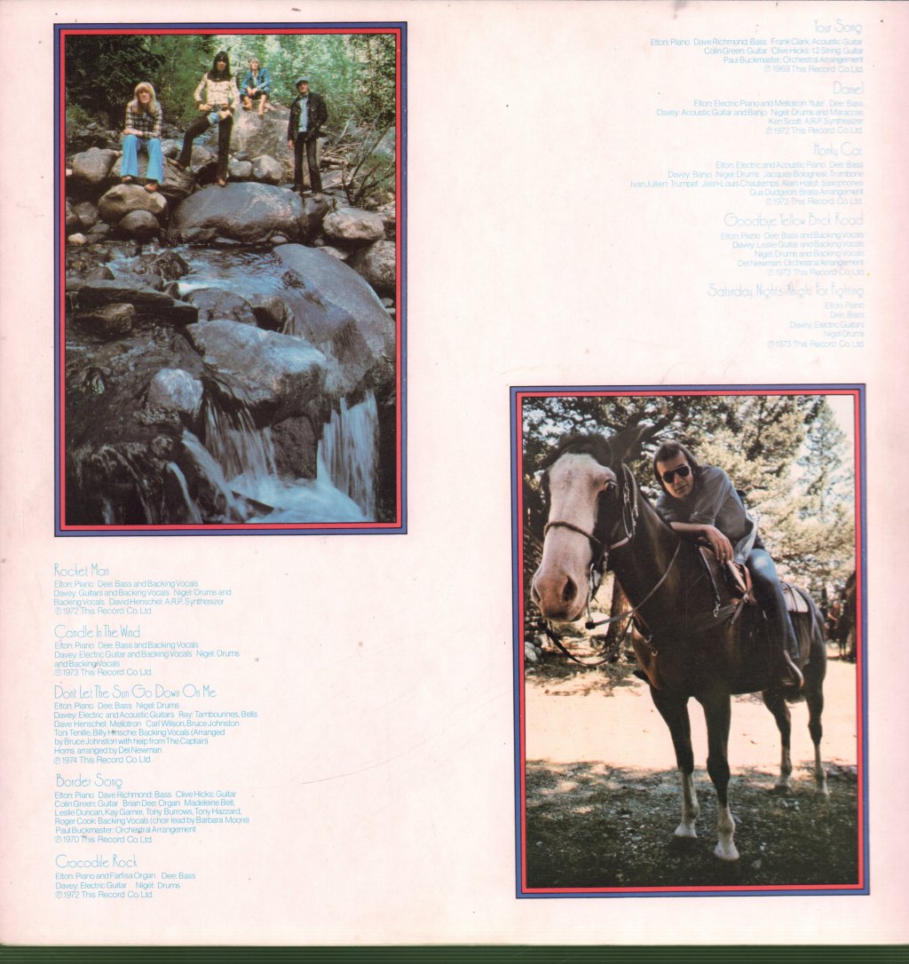 Elton John - Greatest Hits - Lp