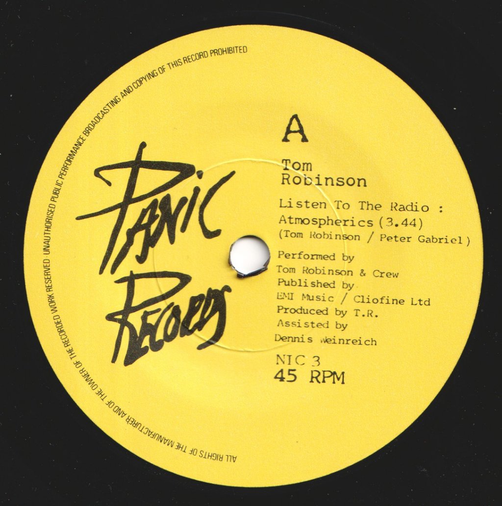 Tom Robinson Band - Listen To The Radio - 7 Inch